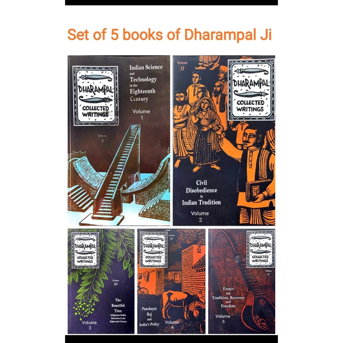 5 Book Set Dharampal - Collected Writings (Volume 1 to 5)