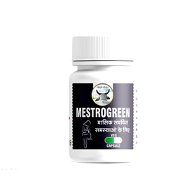 MestroGreen Capsules (Veg) – मासिक संबंधित समस्याओ के लिए - 30 Capsules (Not for PREGNANT LADIES)