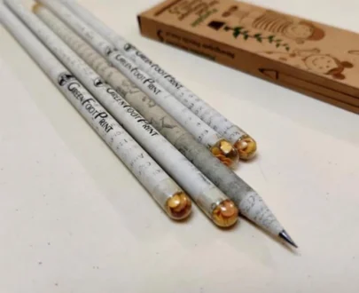 Black Pencils Recycled News Paper Plantable Seed/ काला पेंसिल रोपण योग्य बीज Pack of 10 Pencil