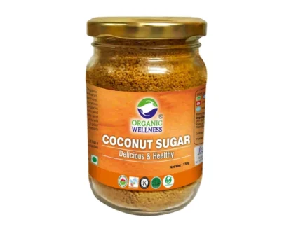 Organic Coconut Sugar | नारियल से बनी चीनी (150gm) - Packed in Glass Jar